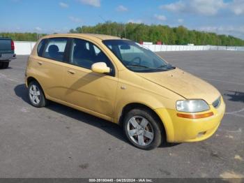  Salvage Chevrolet Aveo