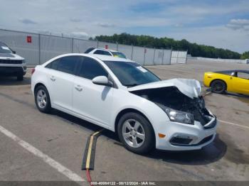  Salvage Chevrolet Cruze