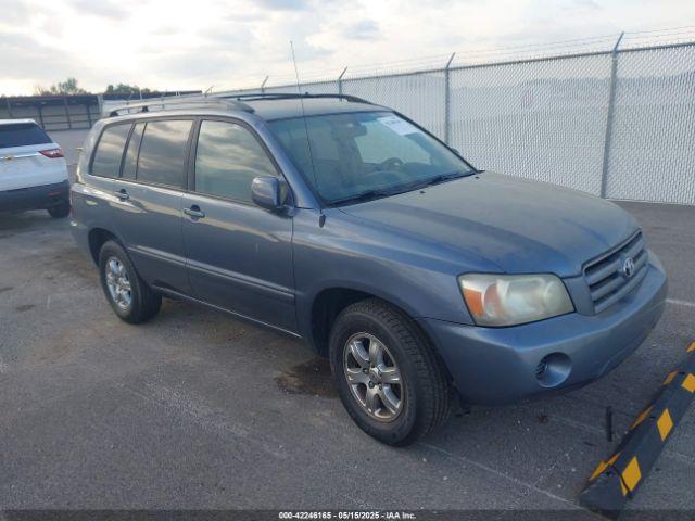  Salvage Toyota Highlander