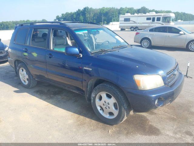  Salvage Toyota Highlander