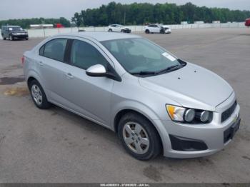  Salvage Chevrolet Sonic