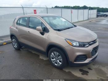 Salvage Chevrolet Trax