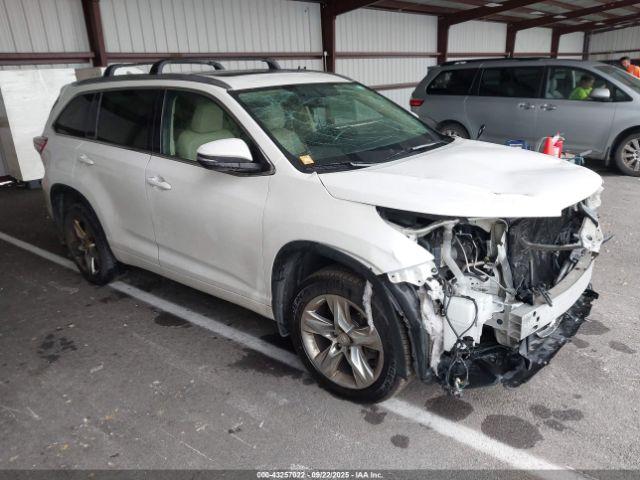  Salvage Toyota Highlander