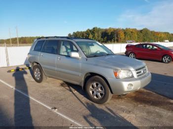  Salvage Toyota Highlander