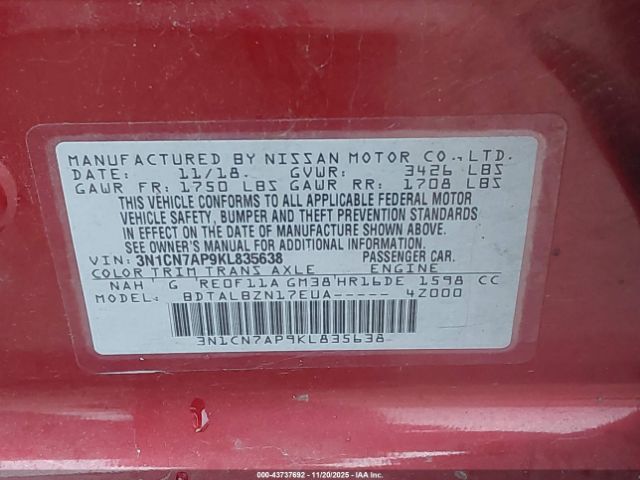 Nissan Versa 1.6 Sv Image 15