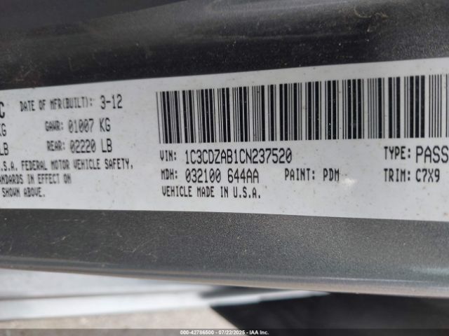 Dodge Avenger Se Image 8